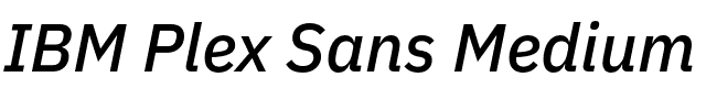 IBM Plex Sans Medium.otf