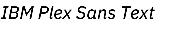 IBM Plex Sans Text.otf