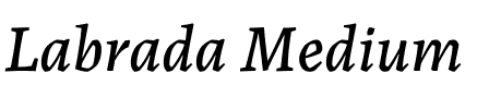 Labrada Medium.ttf