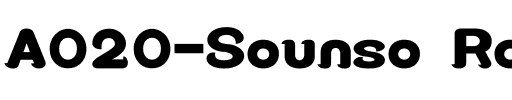 A020-Sounso Rare.ttf