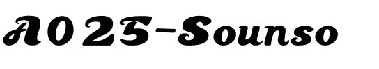 A025-Sounso  Warm.ttf