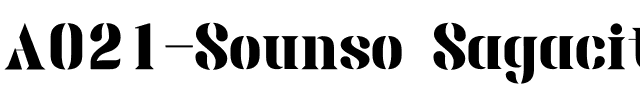 A021-Sounso Sagacity.ttf