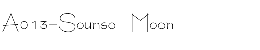 A013-Sounso Moon.ttf