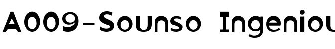 A009-Sounso Ingenious.ttf