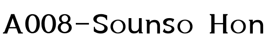 A008-Sounso Honey.ttf