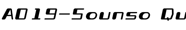 A019-Sounso Quality.ttf