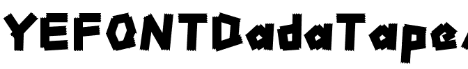 YEFONTDadaTapeAdult 2.ttf