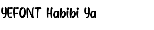 YEFONT Habibi Ya.ttf