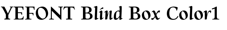 YEFONT Blind Box Color1.ttf