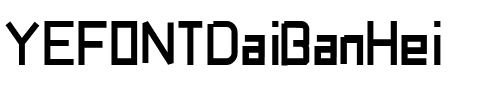 YEFONTDaiBanHei.ttf