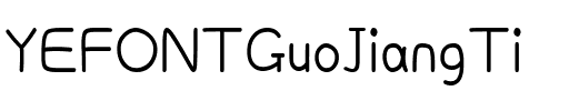 YEFONTGuoJiangTi.ttf