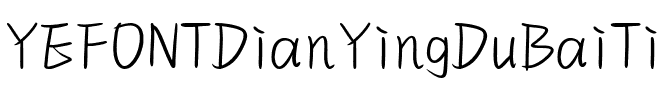 YEFONTDianYingDuBaiTi.ttf