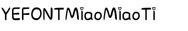 YEFONTMiaoMiaoTi 標準.ttf