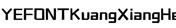 YEFONTKuangXiangHei.ttf