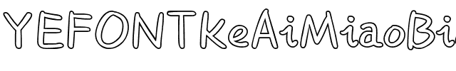 YEFONTKeAiMiaoBianTi.ttf