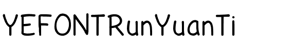 YEFONTRunYuanTi 標準.ttf
