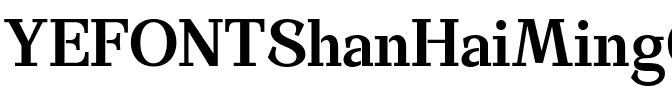 YEFONTShanHaiMingChao.ttf