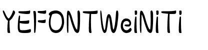 YEFONTWeiNiTi.ttf