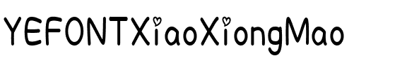 YEFONTXiaoXiongMao.ttf