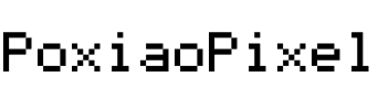 PoxiaoPixel.otf