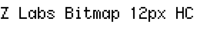 Z Labs Bitmap 12px HC.otf