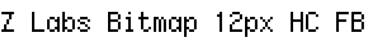Z Labs Bitmap 12px HC FB.otf