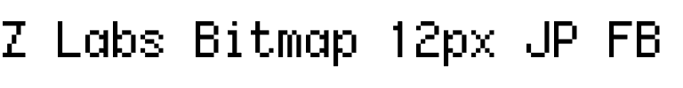 Z Labs Bitmap 12px JP FB.otf