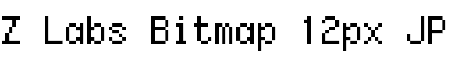 Z Labs Bitmap 12px JP.ttf