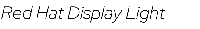 Red Hat Display Light.ttf