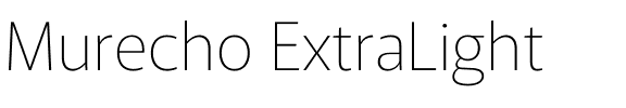 Murecho ExtraLight.otf