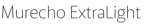 Murecho ExtraLight.ttf