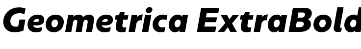 Geometrica ExtraBold It.otf
