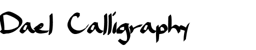 Dael Calligraphy.ttf
