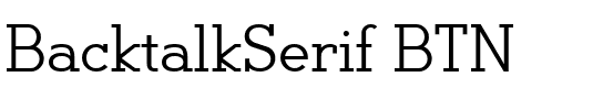 BacktalkSerif BTN.ttf