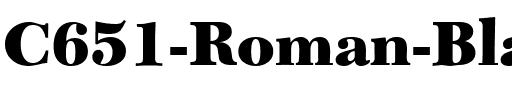 C651-Roman-Black.ttf