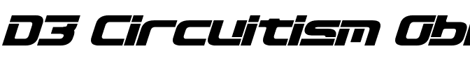 D3 Circuitism Oblique.ttf