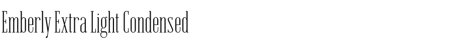 Emberly Extra Light Condensed.ttf
