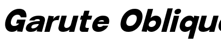 Garute Oblique.ttf