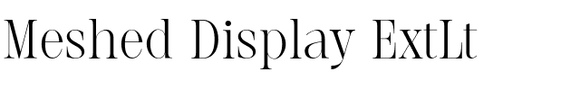 Meshed Display ExtLt.ttf