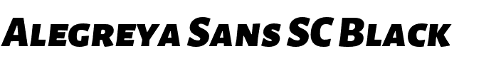 Alegreya Sans SC Black.otf