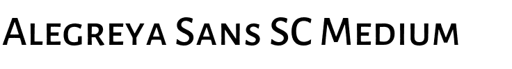 Alegreya Sans SC Medium.otf