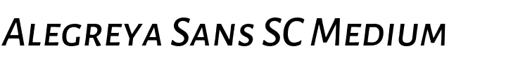 Alegreya Sans SC Medium.otf