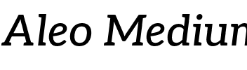 Aleo Medium.otf