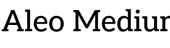 Aleo Medium.otf