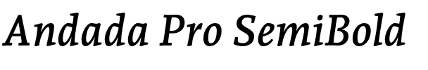 Andada Pro SemiBold.otf