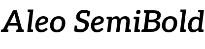 Aleo SemiBold.otf