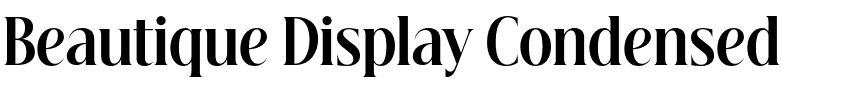 Beautique Display Condensed.otf