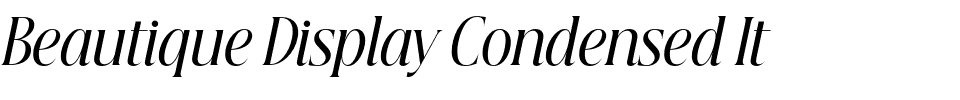Beautique Display Condensed It.otf