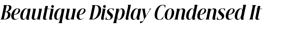 Beautique Display Condensed It.otf