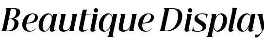 Beautique Display.otf